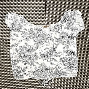 Printed tied Crop Top  (3 for $20 BUNDLE SALE)